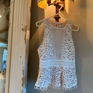 Gorgeous dressy lace tank